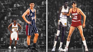 Top 10 Tallest Players In NBA History [upl. by Dnomyaw]