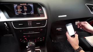 Aktivera bluetooth streaming av musik i Audi MMI 3G amp Volkswagen mm [upl. by Ashlie]