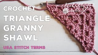 How to Crochet a Granny Shawl  SUPER EASY Beginners Tutorial 🧶 [upl. by Ettelra847]