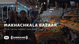 Makhachkala Bazaar in Dagestan — 4K Walking Tour  Binaural ASMR [upl. by Compton]