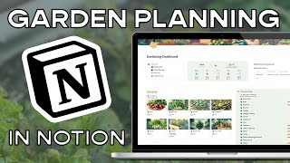 No more late seed starting 🍅 My customizable gardening calendar in Notion [upl. by Jeromy964]