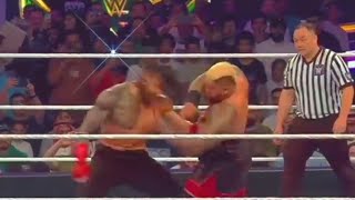 WWE FGHT Roman Reigns Finishes Jay [upl. by Yeslek]