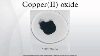 CopperII oxide [upl. by Eilahtan]