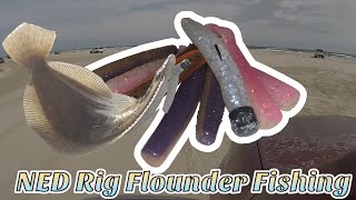 Packery Channel Jetty Flounder Fishing [upl. by Zeuqram]