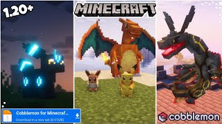 BEST POKEMON MOD FOR MINECRAFT PE 120  NEW COBBLEMON MOD FOR MCPE  REAL COBBLEMON MOD FOR MCPE [upl. by Masuh765]