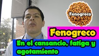 fenogreco mejora agotamiento cansancio y fatiga Dr Javier E Moreno [upl. by Llemor]