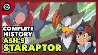 Pokemon Explained Ashs Staraptor  Complete History [upl. by Nylahsoj]