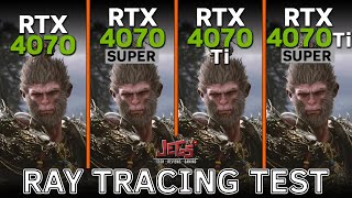 RTX 4070  RTX 4070 Super  RTX 4070 Ti  RTX 4070 Ti Super  Ray Tracing Test [upl. by Elysha]