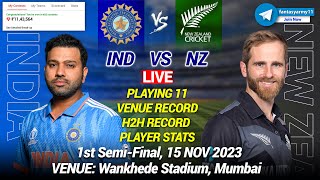 🔴LIVE IND vs NZ Live Prediction IND vs NZ  New Zealand vs India 1st SemiFinal [upl. by Peers]