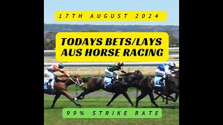 Australian Horse Racing  Betting Tips  17082024 [upl. by Bernardi]