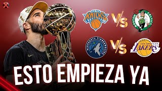 HOY EMPIEZA la NBA con CELTICS  KNICKS y LAKERS  TIMBERWOLVES [upl. by Ahs]