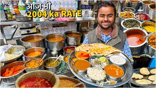 20 Rs मे Sab Kuch  Delhi ka Most Affordable Dhaba Food  Street Food India [upl. by Yerg]