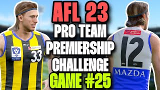 AFL 23 PRO TEAM PREMIERSHIP CHALLENGE GAME 25 AFL23 PROTEAM GWSHARPY [upl. by Antsirhc100]