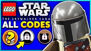 lego star wars the skywalker saga all cheat codes  wszystkie kody na postacie [upl. by Ratcliff]