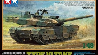 quotQuickBuild quot Building the Tamiya 148 Type 10 Japanese Tank [upl. by Yrod396]