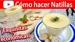 CÓMO HACER NATILLAS  Vicky Receta Facil [upl. by Oruntha344]