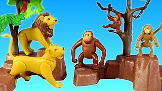 Playmobil City Zoo Toy Wild Animals Building Set Build Review [upl. by Gabler473]