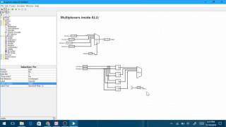 4bit ALU in Logisim [upl. by Elrak]