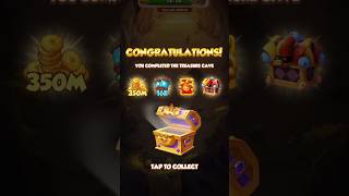 Coin master treasure cave event complete today coinmaster shorts [upl. by Lyrradal]