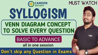 Syllogism Complete Chapter For Bank Exams  Syllogism Concepts amp Tricks  IBPSRRBSBI PO amp Clerk [upl. by Leroi739]