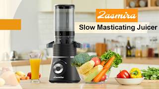 Zasmira Slow Masticating Juicer  Juicer With 98 Juice Purity  Cold Press Juicer  Best Juicer [upl. by Namor767]