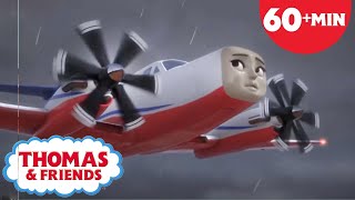 A BIG Storm  Thomas amp Friends  60 Minutes Kids Cartoons [upl. by Frodin]