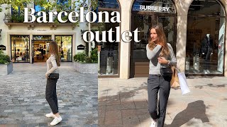 LA ROCA VILLAGE  CRAZY OUTLET IN BARCELONA BURBERRY PRADA YSL GUCCI 50 OFF [upl. by Atinahc189]