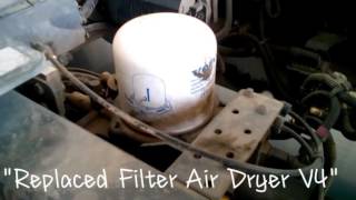 Volvo Truck quotV4 How To Replaced Filter Air Dryerquot [upl. by Netta]