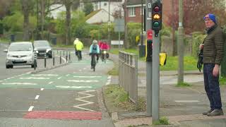 A619 Baslow Road – Chatsworth Road Chesterfield – bidirectional cycle lane [upl. by Selyn]