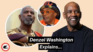 Denzel Washington Talks Gladiator II and Spike Lee  Explain This  Esquire [upl. by Haney851]