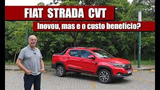 TESTE Fiat Strada Volcano 13 CVT  com Emilio Camanzi [upl. by Hsiwhem]