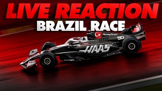 🔴LIVE  A FERRARI FANS REACTS to Brazilian GP Race with live timing [upl. by Bourke502]