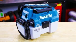 NEW Makita WetDry Cordless Dust Extractor [upl. by Savihc]