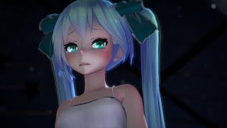 【MMD】 Anna Blue Silent Scream 『Tda式キャミワンピMiku』 [upl. by Aynnek451]