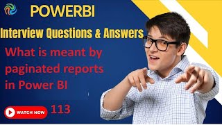 What is meant by paginated reports in Power BI Power BI interview questions and answers [upl. by Edyaj479]