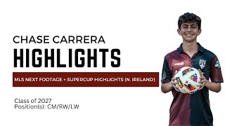 Chase Carrera highlights MLS Next midfielderwinger [upl. by Nelly]