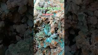 A big smithsonite minesgemstone smithsonite crystals minerals shorts youtube [upl. by Janaye]