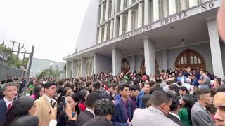 15MOCIDADE CANTA ESSE LINDO HINO EM FRENTE IGREJA DO BRÁS080423 [upl. by Sarita]