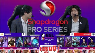 ហ្គេមទី1 RRQ HOSHI Vs AI eSports​ Snapdragon Pro Series Mobile Open Final Season6 [upl. by Novla]