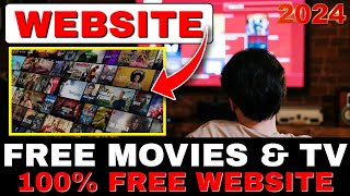 AWESOME 100 FREE MOVIES amp TV STREAMING WEBSITE  100 No Sign Up 2024 [upl. by Edmead]