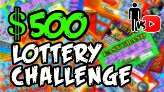 500 Lottery Ticket Challenge  Man Vs Youtube [upl. by Alyehc]