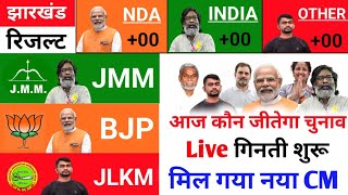 झारखंड चुनाव के नतीजे Live  jharkhand assembly election 2024  jhar chunav result 2024  exit poll [upl. by Egidius]