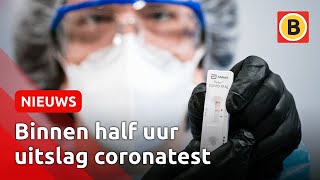 Zo werkt de coronasneltest  Omroep Brabant [upl. by Stanfill]