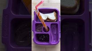 Packing School Lunch PEANUT BUTTER SANDWICH shorts [upl. by Eceinej]