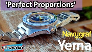 Yema Navygraf GMT Dive Watch  Full Review  The Watcher [upl. by Lierbag]