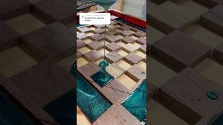 What Color Should We Do Next woodworking epoxyresin diy diyepoxy resin chessboard chess art [upl. by Finley]