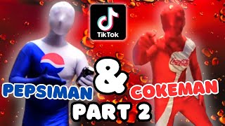 Pepsiman amp Cokeman Tiktok Compilation  Part 2 [upl. by Debbi]