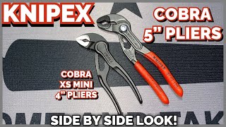 KNIPEX COBRA PLIERS 125MM  5” ADJUSTABLE PLIERS VS COBRA XS  EDC  TOOL KIT  GEAR  QUICK LOOK [upl. by Klarrisa]