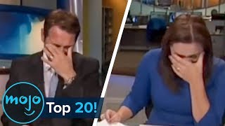 Top 20 Hilarious News Reporting Fails [upl. by Koziarz]