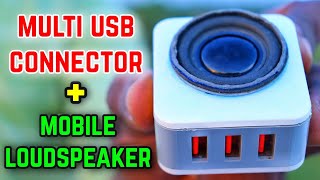 Do It Yourself Multi usb connector and mobile loudspeaker [upl. by Daggna]